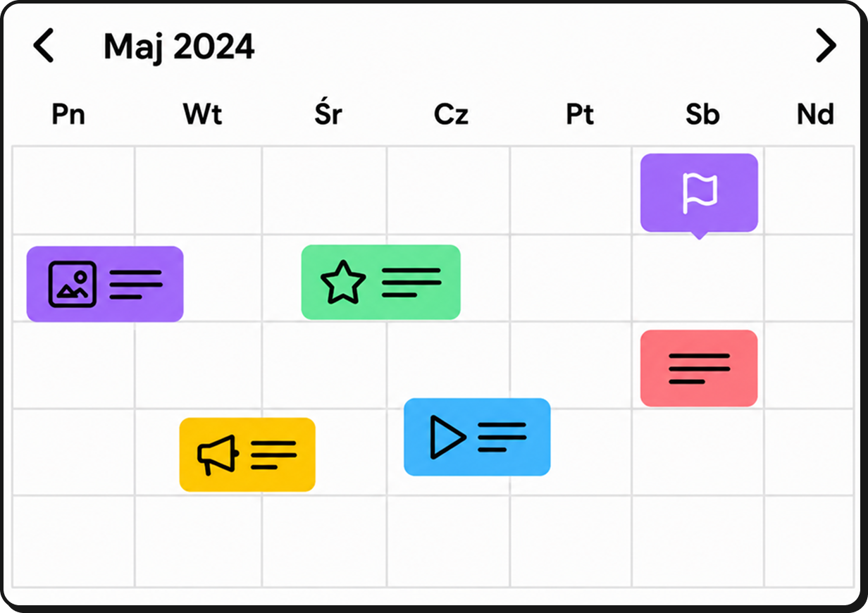 Postomat - Planowanie i publikacja social media